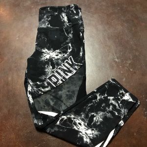 pink marble leggings